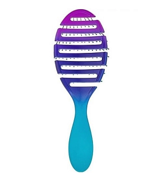 WET BRUSH Щетка для быстрой сушки волос с мягкой ручкой, омбре / FLEX DRY - OMBRE TEAL, фото 2