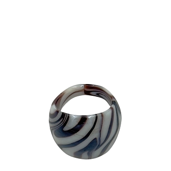 Кольцо Шоколадный мрамор