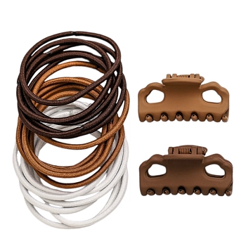 Набор для волос, 2 краба + 18 резинок, цвет в ассортименте / KosmoShtuchki