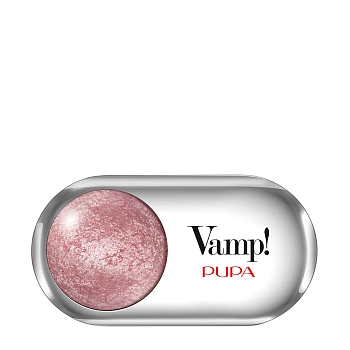 Тени запеченные сияющие, 105 райский розовый / VAMP! WET&DRY 1 гр