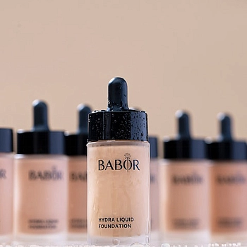 BABOR Крем увлажняющий тональный, тон 04 фарфоровый / Hydra Liquid Foundation Porcelain 30 мл, фото 3