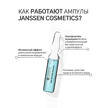 JANSSEN COSMETICS Сыворотка реструктурирующая с лифтинг-эффектом, в ампулах / ANTI-WRINKLE 1*2 мл, фото 4