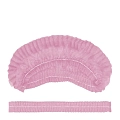 Шапочка шарлотка медицинская из спанбонда, розовый 50 шт