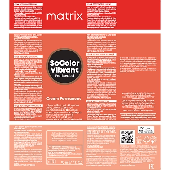 MATRIX 5RV краситель перманентный аммиачный, светлый шатен красно-перламутровый / SoColor Pre-Bonded 90 мл, фото 4