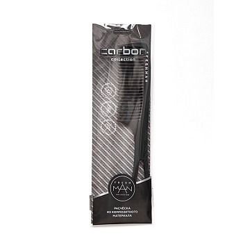 FRESHMAN Расческа с ручкой / Collection Carbon, фото 3