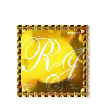 R and J Презервативы натуральные чувства, натуральный латекс / ULTRA THIN R and J 10 шт, фото 2