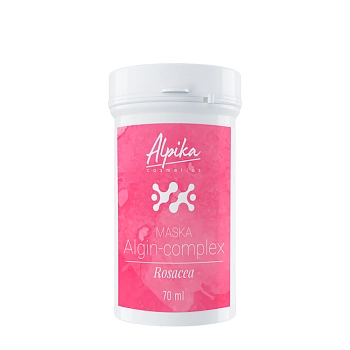 Маска альгинатная для чувствительной кожи лица / Maska Algin-complex Rosacea 70 г