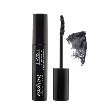 Тушь для ресниц изгиб и объем, 1 черный / TWIST Extreme Curl & Volume Mascara 14 мл