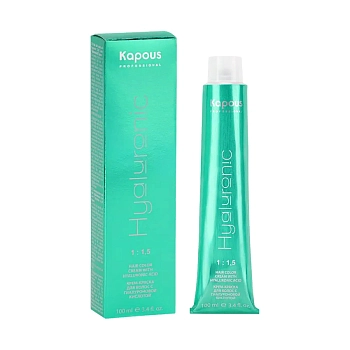 KAPOUS 7.43 крем-краска для волос с гиалуроновой кислотой, блондин медный золотистый / HY 100 мл, фото 2