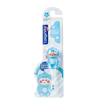Щетка зубная детская от 2-х лет, 10 000 щетинок / Longa Vita