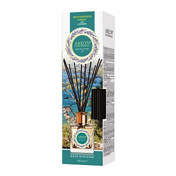 AREON Диффузор ароматический, средиземноморский лес и лавандовое масло / HOME PERFUMES Mediterranean Forest & lavander oil Natural Lavender Oil 150 мл, фото 2