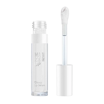 MAKE UP FACTORY Блеск-масло для губ, 10 ванильное небо / Glowy Lip Serum 4,5 мл, фото 2