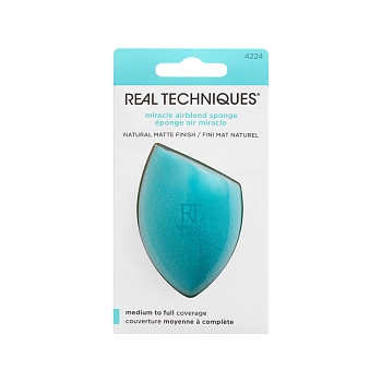 REAL TECHNIQUES Спонж для макияжа / Real Techniques Sponge+ Miracle Airblend Sponge, фото 4