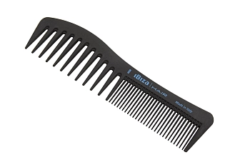 Расческа карбоновая волнистая / Carbon Comb Wave 