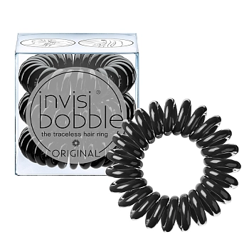 Резинка-браслет для волос / invisibobble ORIGINAL True Black