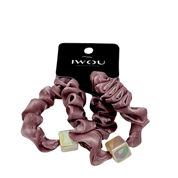 Резинка для волос Глазурь какао 2шт