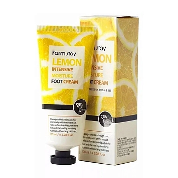 FARMSTAY Крем увлажняющий с экстрактом лимона для ног / FOOT CREAM 100 мл, фото 2