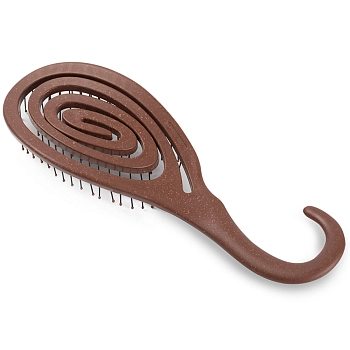 KOSMO SHTUCHKI Расческа с крючком, коричневая / KOSMO SHTUCHKI, фото 5