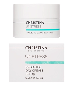 CHRISTINA Крем дневной с пробиотическим действием SPF 15 / Pro-Biotic Day Cream Unstress 50 мл, фото 2