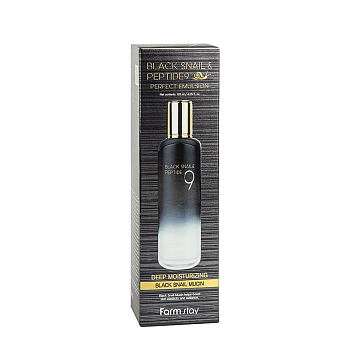 FARMSTAY Эмульсия омолаживающая для лица с пептидами и муцином черной улитки / Black Snail & Peptide9 Perfect Emulsion 120 мл, фото 2
