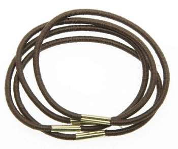 Резинки для волос midi коричневые 8 шт