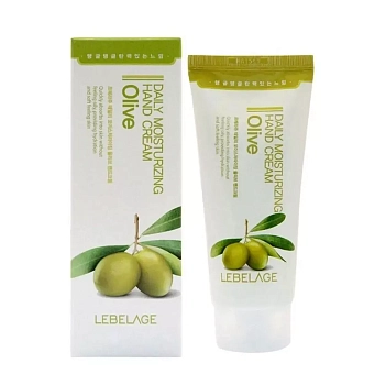 LEBELAGE Крем увлажняющий для рук с экстрактом оливы / Lebelage Daily Moisturizing Hand Cream Oilve 100 мл, фото 2