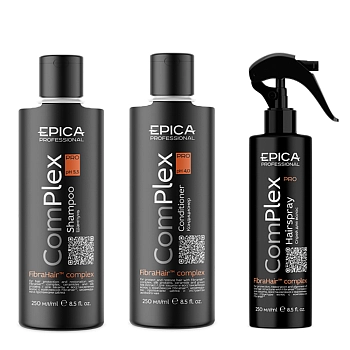 EPICA PROFESSIONAL Набор для защиты кожи головы и волос (шампунь 250 мл + кондиционер 250 мл + спрей 250 мл) ComPlex Pro, фото 5