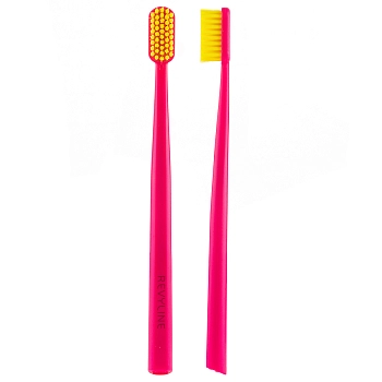 REVYLINE Щётка зубная, розовая с желтой щетиной / SM6000 Smart, фото 3