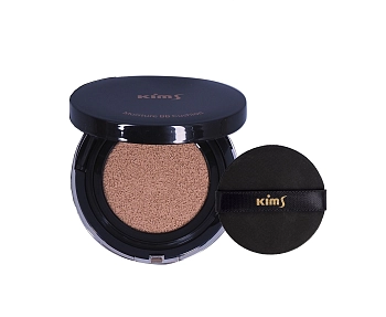 KIMS Средство тональное BB-кушон SPF50+/PA+++, #25, темно-бежевый / Moisture BB Cushion 2 х 15 гр, фото 5
