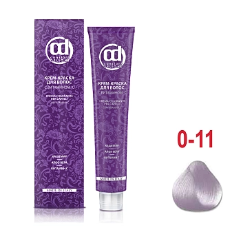 CONSTANT DELIGHT 0/11 краска с витамином С для волос, анти-желтый микстон 100 мл, фото 2