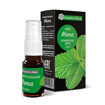 КРЫМСКИЕ МАСЛА Масло ароматическое Мята, спрей / Крымские масла 10 мл, фото 2