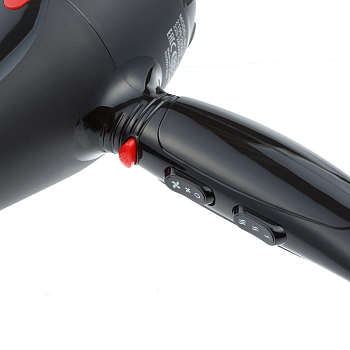 DEWAL PROFESSIONAL Фен Spectrum черный, ионизация, 2 насадки, 2200 Вт, фото 6