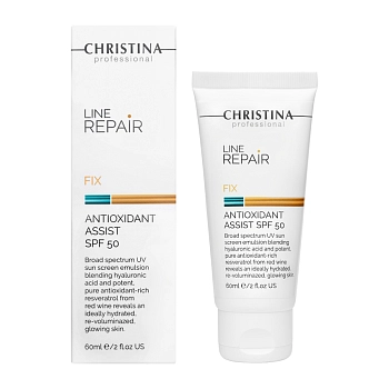 CHRISTINA Крем-флюид антиоксидантный SPF50 / Line Repair Fix Antioxidant Assist SPF50 60 мл, фото 2