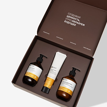 INSIGHT Набор для питания и увлажнения волос (шампунь 350 мл, маска 200 мл, кондиционер 350 мл) DRY HAIR, фото 4