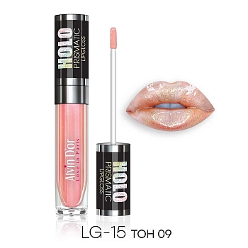 ALVIN D'OR Блеск для губ, тон 09 / Lipgloss HoloPrismatic 5,6 гр, фото 2