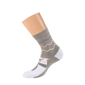 MINIMI Носки плюшевые, мишка Grigio Chiaro 0 (UNI) / MINI INVERNO 3300-4, фото 4