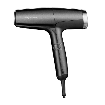 Фен BaByliss PRO Falco Black/Silver, 2000Вт, 2 насадки
