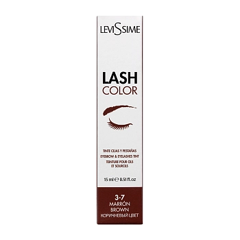 LEVISSIME Краска для бровей и ресниц, № 3.7 коричневый / Lash Color 15 мл, фото 2