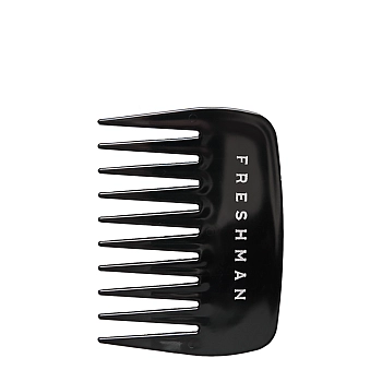 Расческа-гребень для моделирования и стрижки с широкими зубьями / Collection Carbon