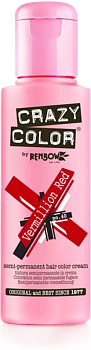 CRAZY COLOR Краска для волос, темно-красный / Crazy Color Vermillion Red 100 мл, фото 2