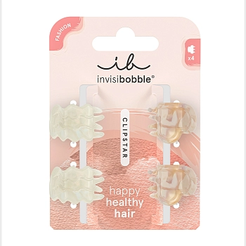 Заколка-крабик, размер XS / invisibobble CLIPSTAR Petit Rainbow