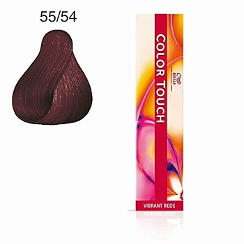 WELLA 55/54 краска для волос, красный лен / Color Touch 60 мл, фото 2