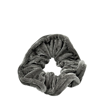 Резинка для волос Люкс серый металлик 14см 1шт