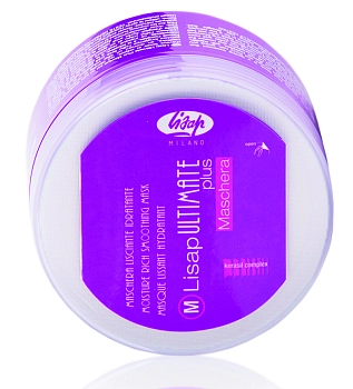 LISAP MILANO Маска увлажняющая с разглаживающим эффектом для волос / M-LISAP ULTIMATE PLUS 250 мл, фото 3