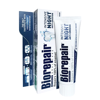 BIOREPAIR Паста зубная Ночной уход против эрозии эмали / Intensive Night 75 мл, фото 2