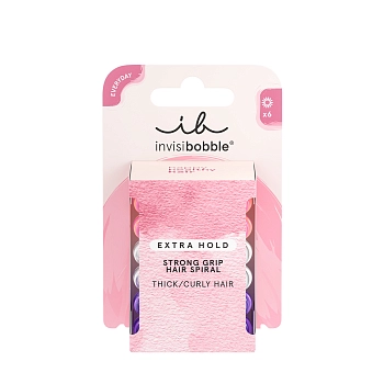INVISIBOBBLE Набор резинок-браслетов для густых волос, 6 шт / invisibobble EXTRA HOLD Twirl Boss, фото 2