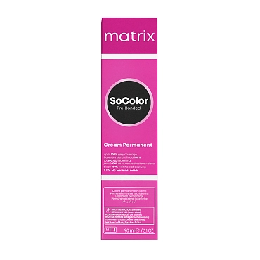 MATRIX 4N краситель перманентный аммиачный, шатен / SoColor Pre-Bonded 90 мл, фото 3