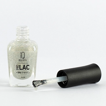 IQ BEAUTY 105 лак для ногтей укрепляющий с биокерамикой / Nail Polish PROLAC+bioceramics 12,5 мл, фото 2