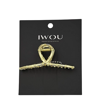 Краб для волос средний Золотая петля 1шт