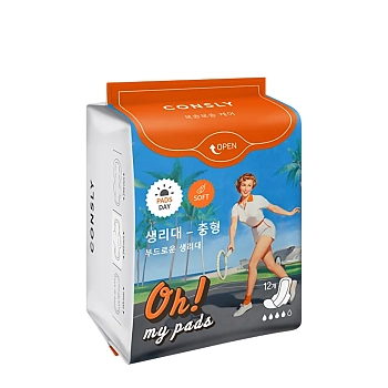 CONSLY Прокладки гигиенические / Consly Oh! My Pads 12 шт, фото 2